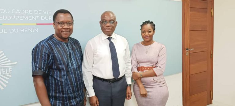 AUDIENCE AVEC LE MINISTRE BENINOIS DU CADRE DE VIE ET DE DÉVELOPPEMENT DURABLE